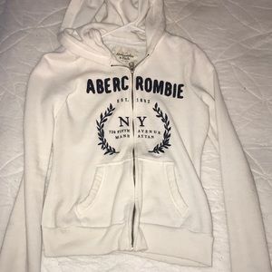 Abercrombie white jacket